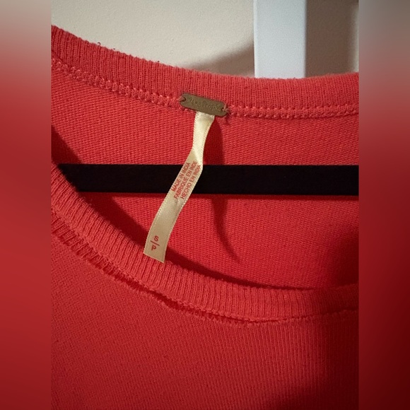 Free People Catalina Mini Dress in a coral babydoll Silhouette - Picture 4 of 8